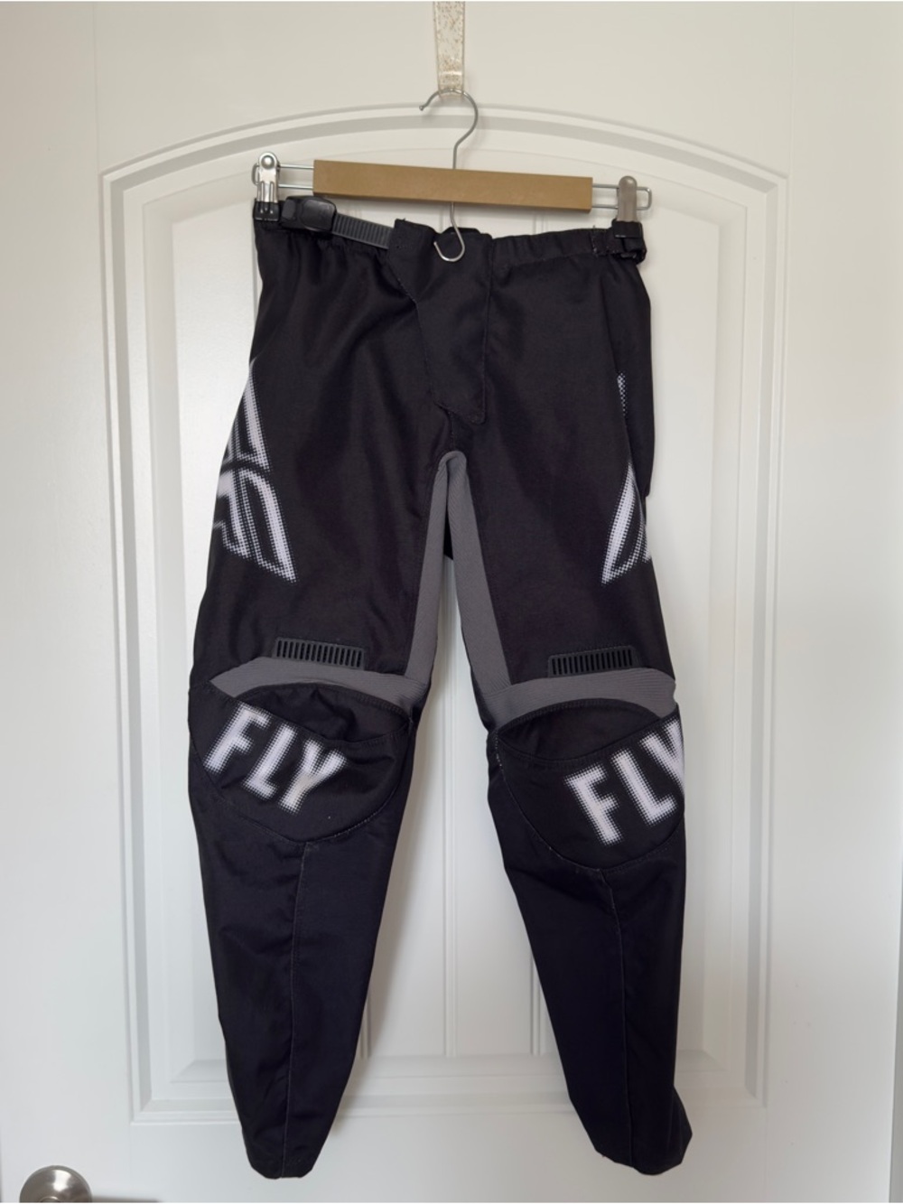 Fly Racing F-16 Motorcross Black White Pants Motorcycle ATV